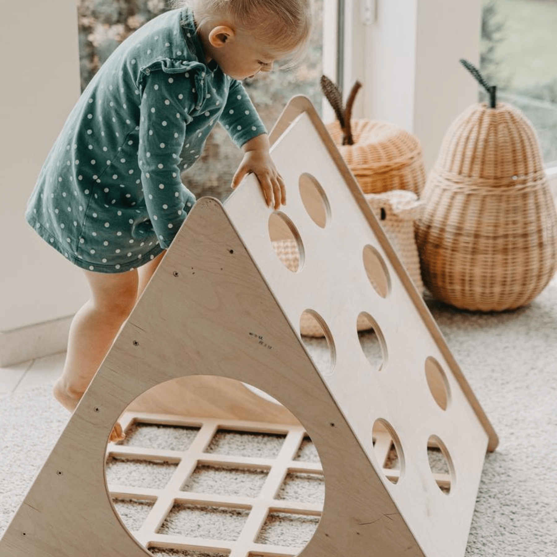 Kletterdreieck Pikler Dreieck Vier Seiten - LeoBabys