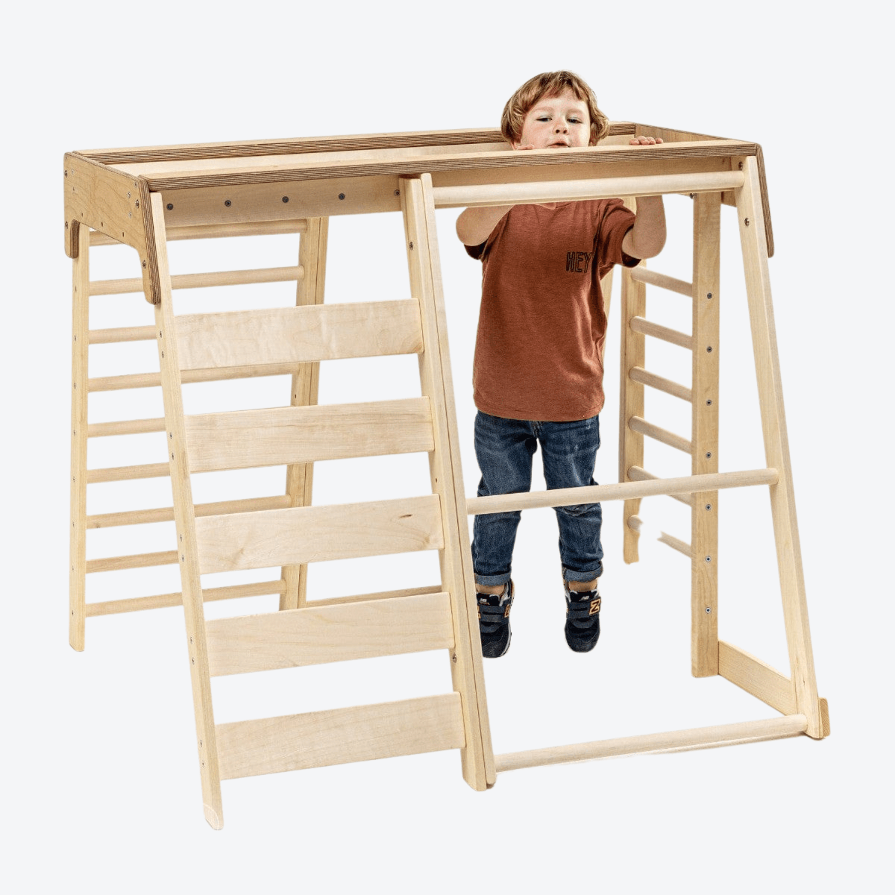 Klettergerüst Kinderzimmer Holz - LeoBabys