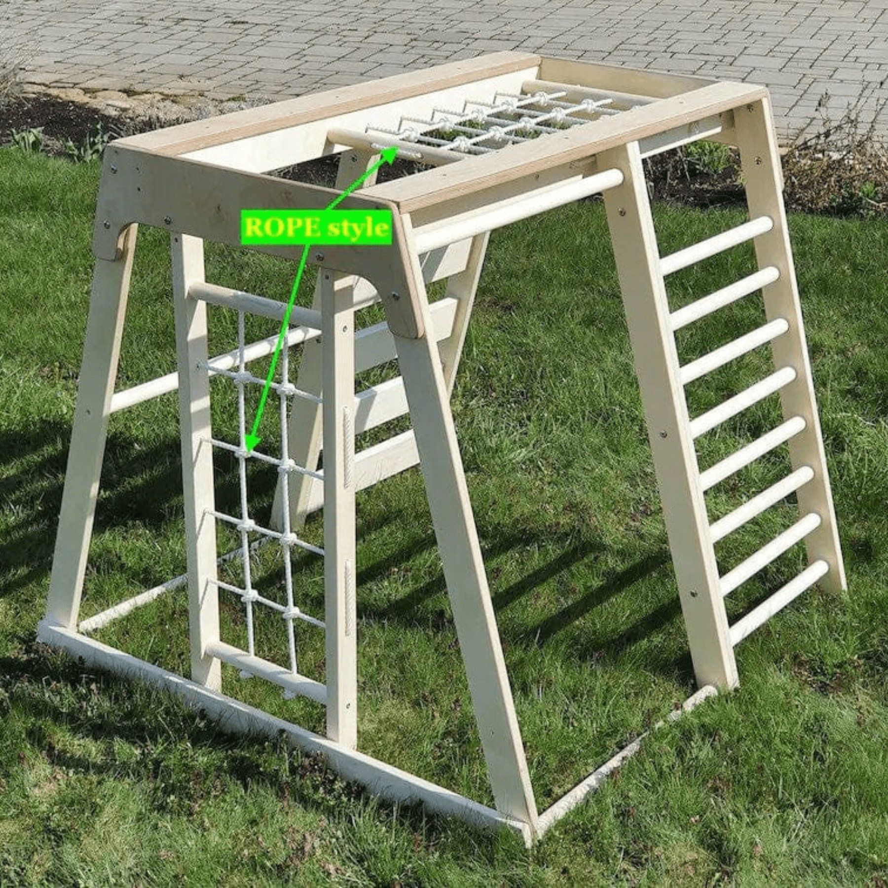 Indoor Klettergerüst Kinderzimmer Spielplatz aus Holz - LeoBabys
