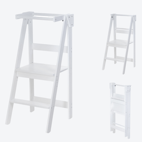 Lernturm Klappbar Learning Tower Platzsparend - LeoBabys