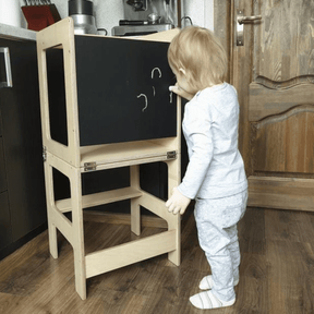 Lernturm Learning Tower Wandelbar mit Tafel - LeoBabys