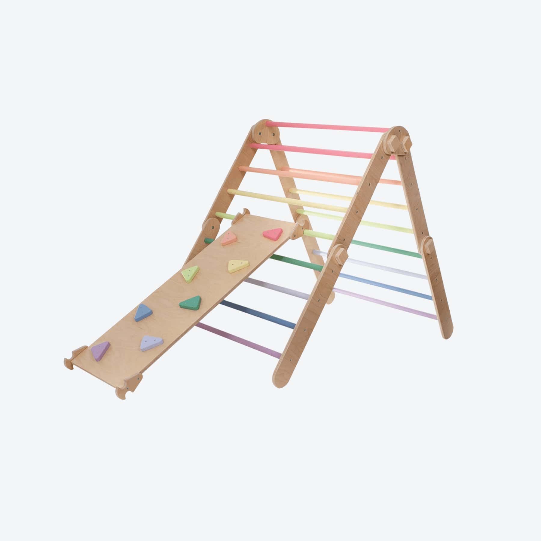 Pikler Dreieck Rutsche Pastell - LeoBabys